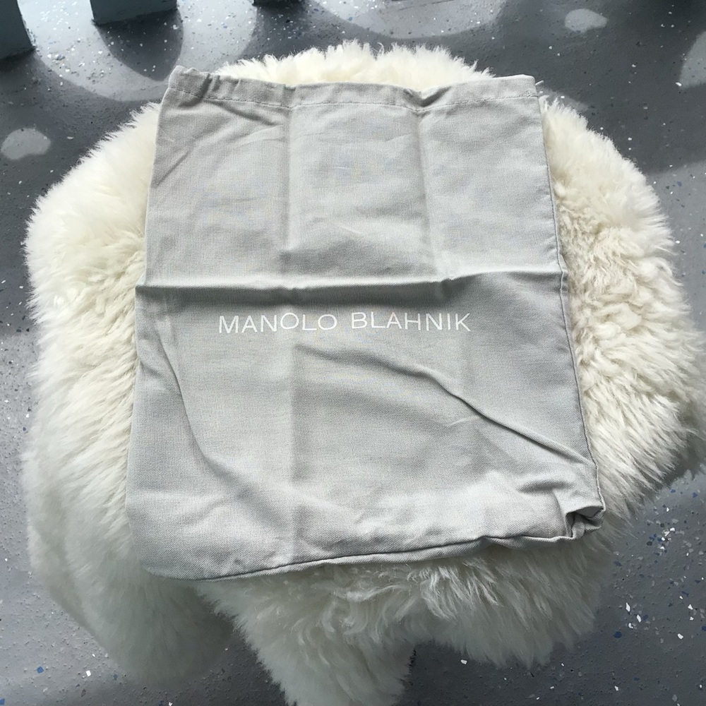 Manolo Blahnik Gray Dust Bag